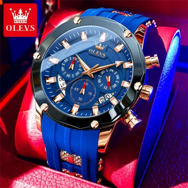 OLEVS Man Watch Luxury Quartz Watch? Waterproof Luminous
