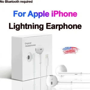 Lightning Earphones for Apple Iphone 14 Pro Max Headphones 13 12 11 Mini X XS 6 7 8