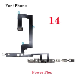 Iphone 12 13 14 plus Pro Max Mini Power on off Volume up down Switch Side Button Flex Cable - Image 33