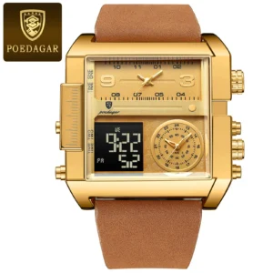 POEDAGAR Man Wristwatch Digital Multifunction Luxury Quartz Men'S Watch - Image 13
