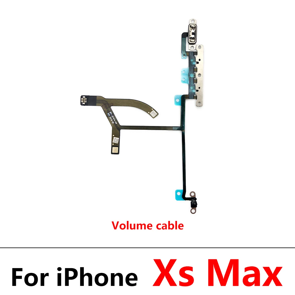Power Flex Cable for Iphone 7 8 plus X XR XS Max Mute & Volume Switch on off Button Key Replacement Parts - Image 19