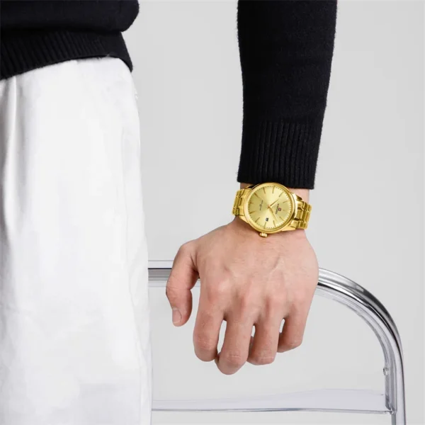 NAVIFORCE NF9230 Men'S Luxury Wristwatch Stainless Steel Stainless Steel Strap Calendar