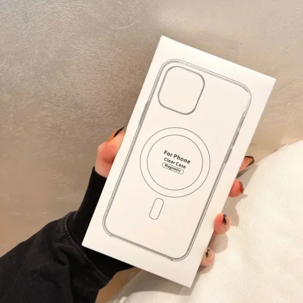 Magsafe Magnetic Wireless Charging Phone Case for Iphone 16 15 14 13 12 11 Promax Mini X XR XS 7 8Plus Clear Cover