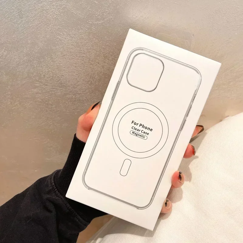 Magsafe Magnetic Wireless Charging Phone Case for Iphone 16 15 14 13 12 11 Promax Mini X XR XS 7 8Plus Clear Cover - Image 13