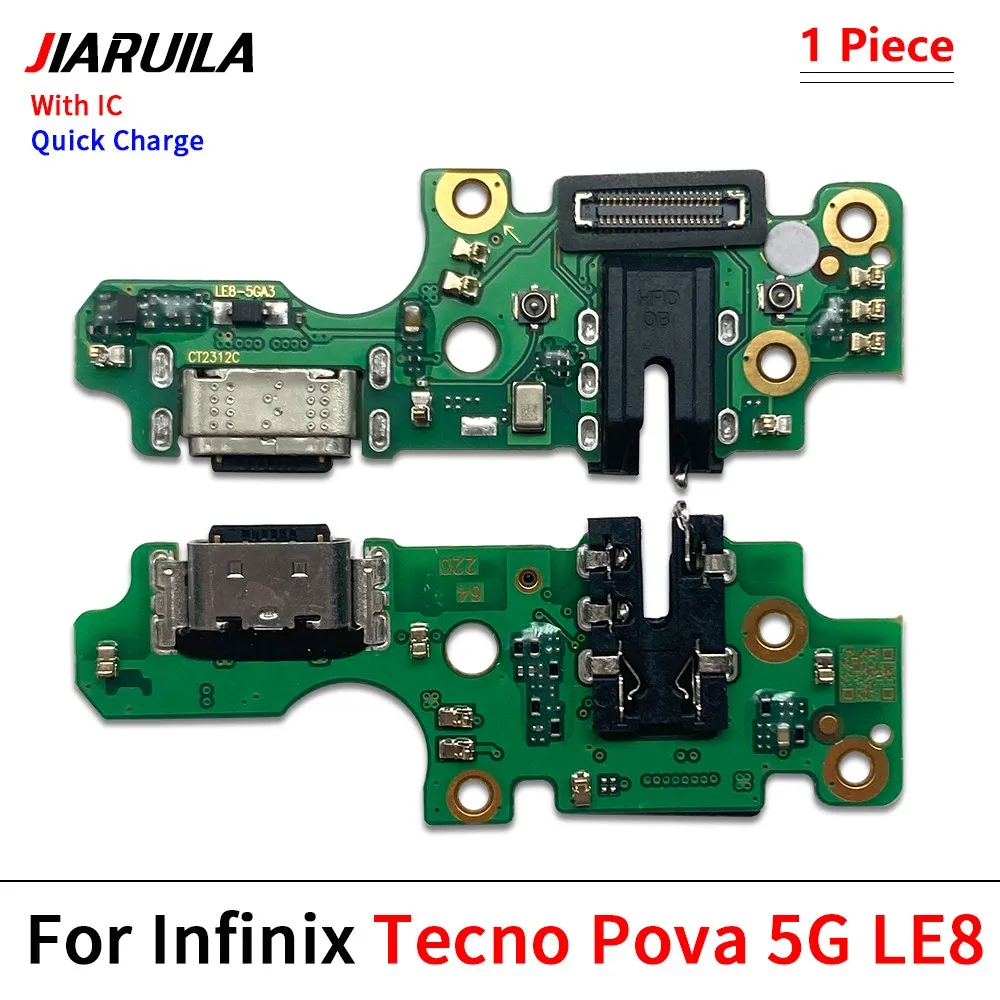 Tecno Pova Connector Charging Board Flex Cable for 2 3 4 5 6 Pro Neo 2 5G LD7 LE8 - Image 14