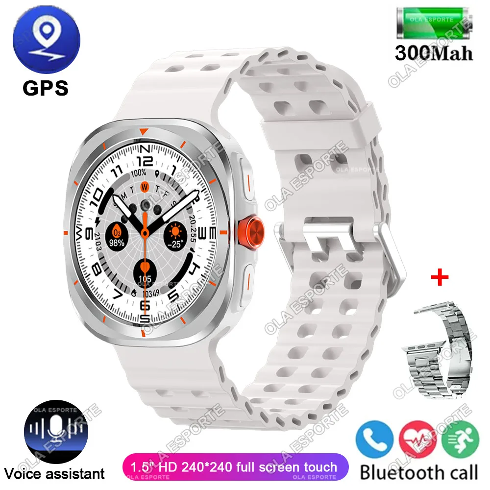 Smartwatch Men 1.52Inch HD Bluetooth Calls Waterproof Fitness Smart Watch 2025 Suitable for Samsung Galaxy Watch 7 Ultra New NFC - Image 10
