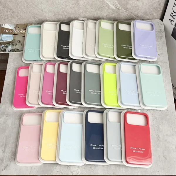 Silicone Phone Case for Iphone 16 17 14 15 12 for 13 14 Pro Max 17 13 15 16 11