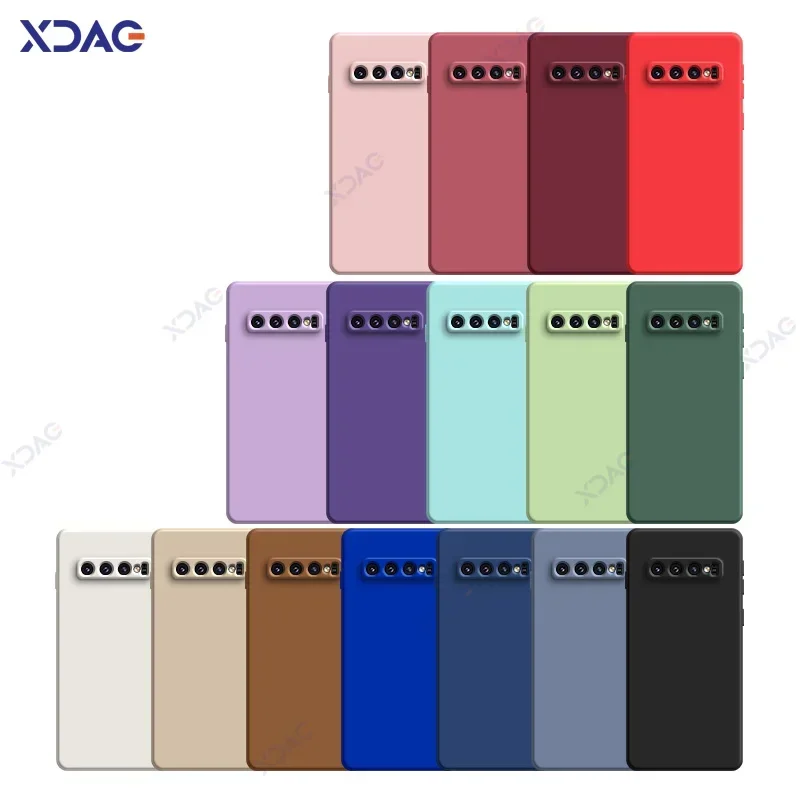 Silicone Covers for Samsung Galaxy S10 plus S10E Samsungs10Plus Soft Phone Case Waterproof Housing - Image 1