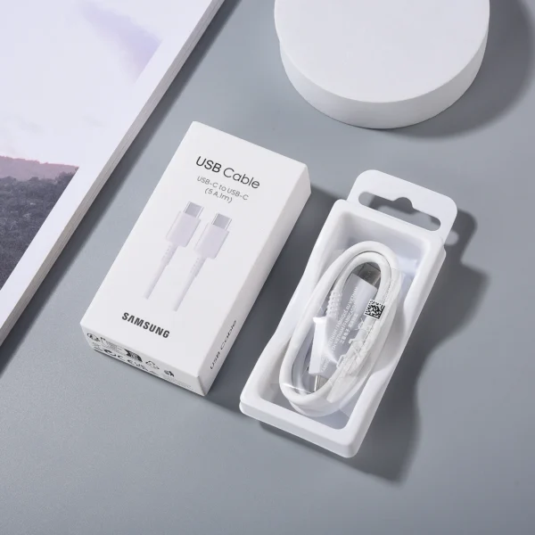 Samsung USB Type C PD Fast Charging 2.0 Cable 25W/45W/65W for Galaxy S23 S24 S25 Ultra A55 A36 A16 Z Flip Fold 5 6 1/1.8M 5A