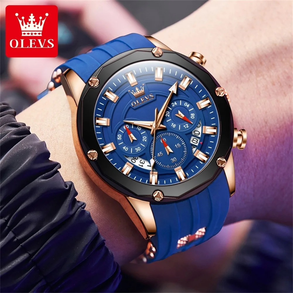 OLEVS Man Watch Luxury Quartz Watch? Waterproof Luminous - Image 4