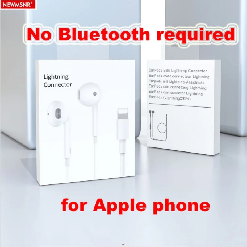 Wired Earphones for Apple Lightning Iphone 11-17 Pro Max Mini X XS XR X 7 8 6 plus (No Bluetooth Required) - Image 1
