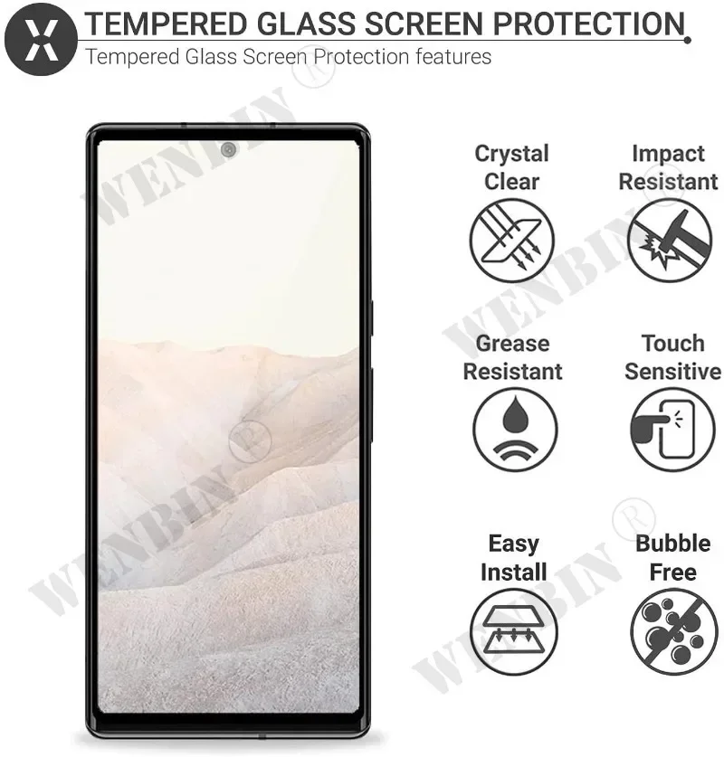 Google Pixel 10 9 8 7 6 Pro XL 7A 5A 3 XL Curved Full Cover Screen Protector - Image 3