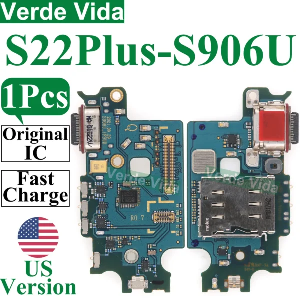 Charging Port Board Dock Connector Flex Cable for S928U S918U S908U S906U S23 S24 Ultra S22 plus S21 FE