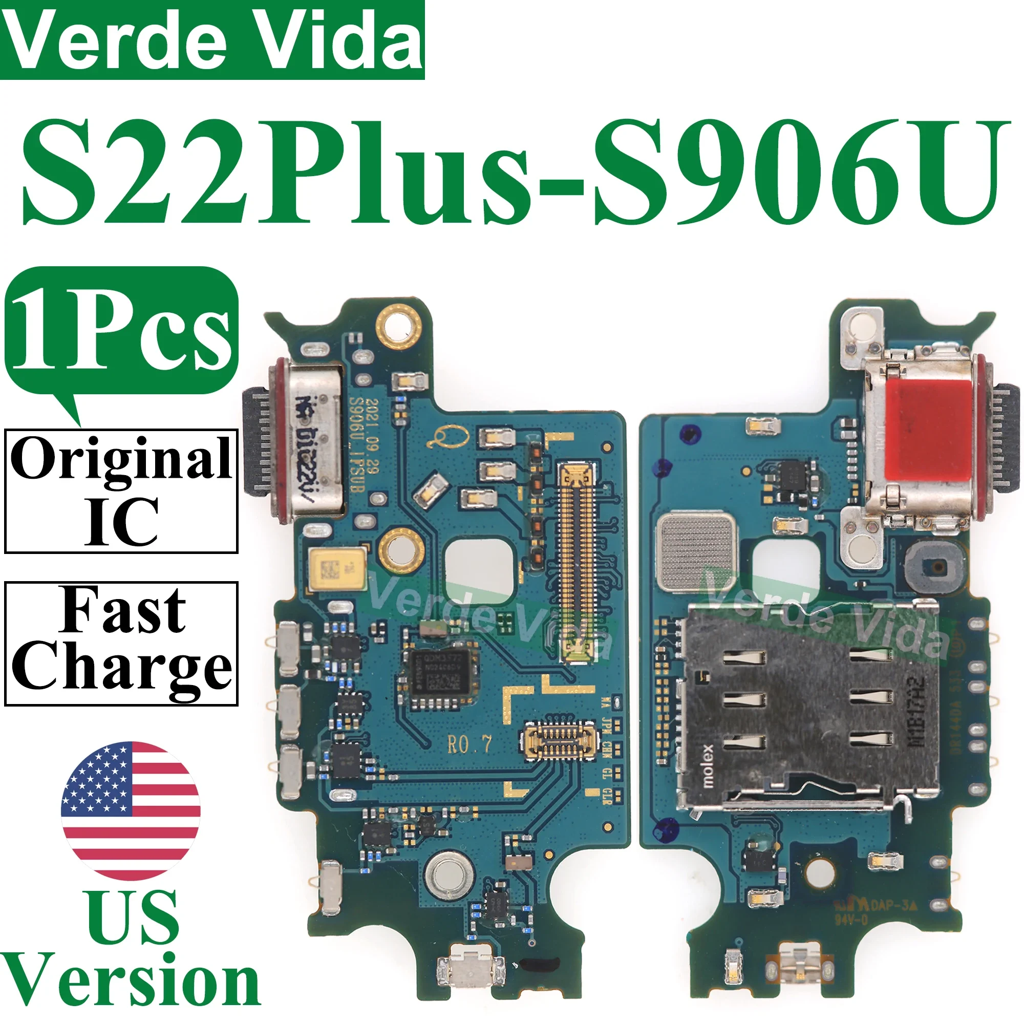 Charging Port Board  Dock Connector Flex Cable for  S928U S918U S908U S906U S23 S24 Ultra S22 plus S21 FE - Image 8
