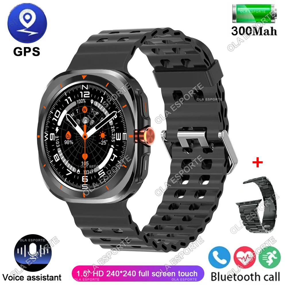 Smartwatch Men 1.52Inch HD Bluetooth Calls Waterproof Fitness Smart Watch 2025 Suitable for Samsung Galaxy Watch 7 Ultra New NFC - Image 14