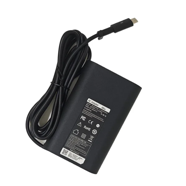 DELL Latitude 7420 7370 7275 5285 5420 5520 7320 7410 5179 7390 5290 5320 Power Cord 65W USB Type C Laptop Adapter Charger