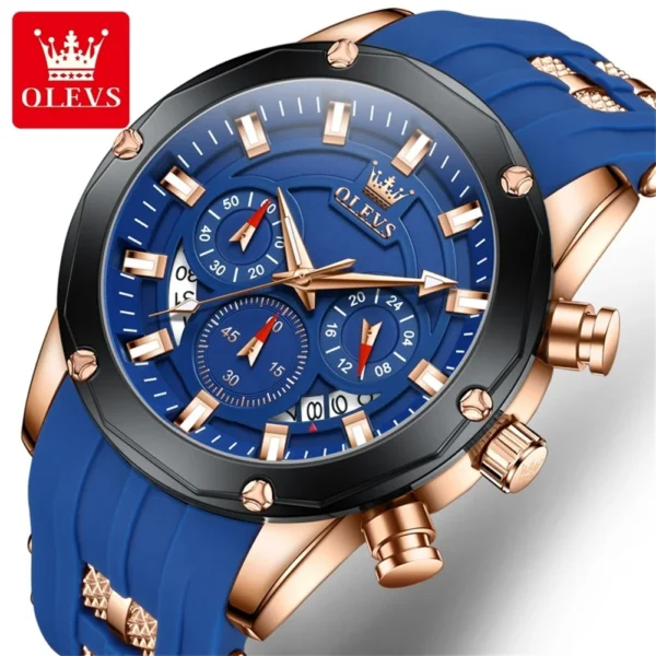 OLEVS Man Watch Luxury Quartz Watch? Waterproof Luminous