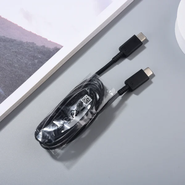 Samsung USB Type C PD Fast Charging 2.0 Cable 25W/45W/65W for Galaxy S23 S24 S25 Ultra A55 A36 A16 Z Flip Fold 5 6 1/1.8M 5A