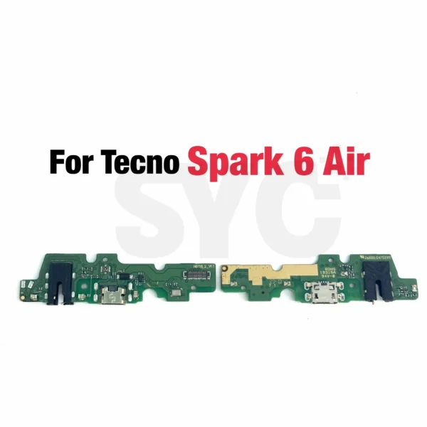 Tecno Spark 7 6 Air Go USB Charging Dock Board Port Connector Flex Cable for Spark 8 8C 8P 9 9T 10C KE5 KG5K