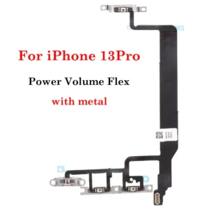 Iphone 12 13 14 plus Pro Max Mini Power on off Volume up down Switch Side Button Flex Cable - Image 24