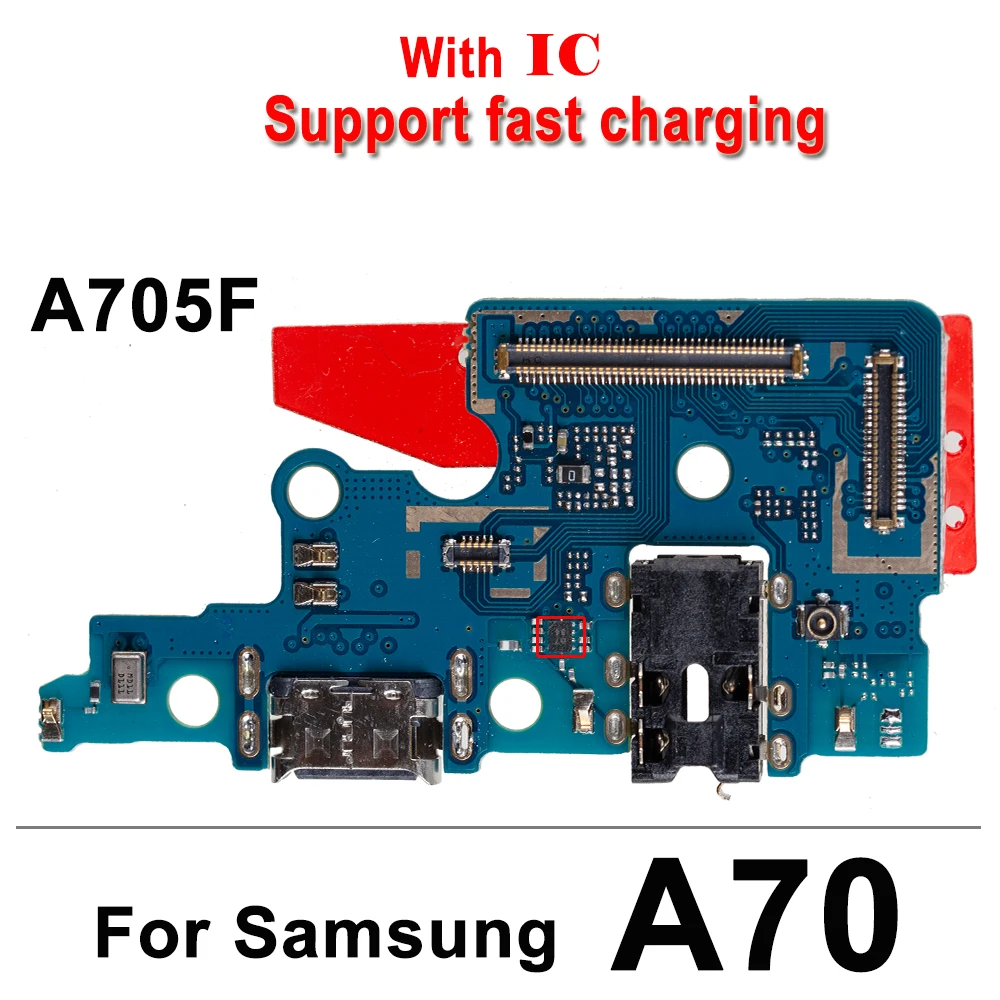 Charging Connector Port Flex for Samsung  Galaxy A10 A20 A30 A40 A50 A60 A70 A80 Dock Connector Board - Image 6
