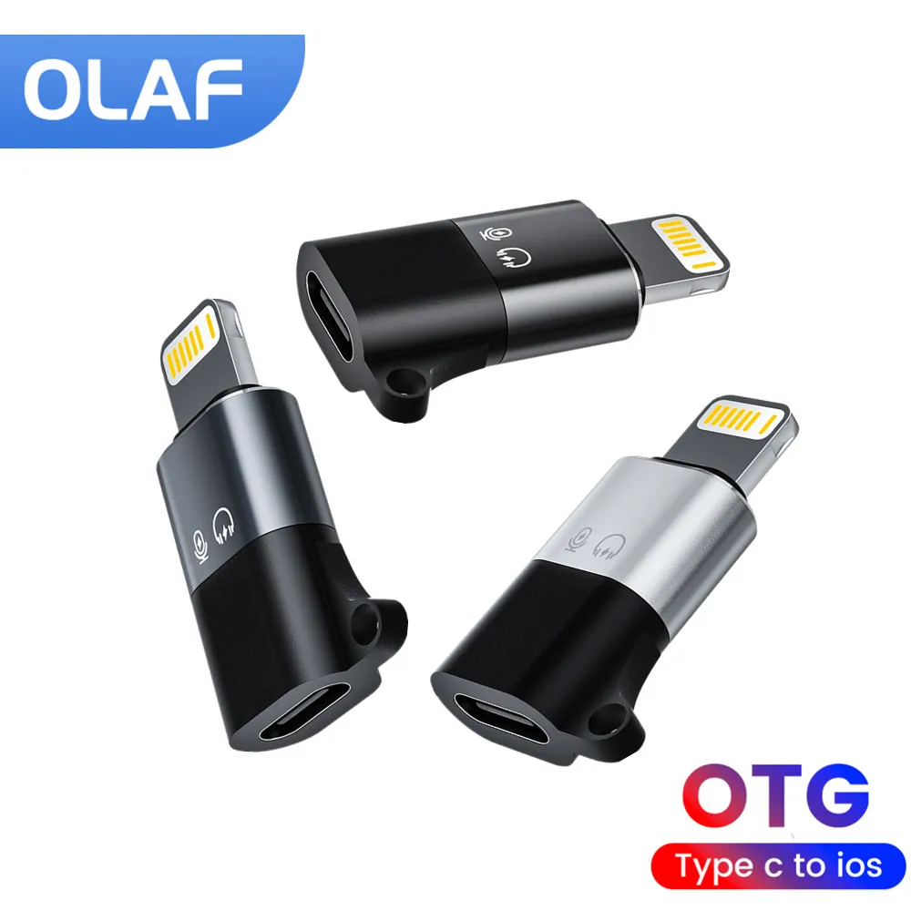 OTG Type C to Lightning Adapter for Iphone USB - Image 1