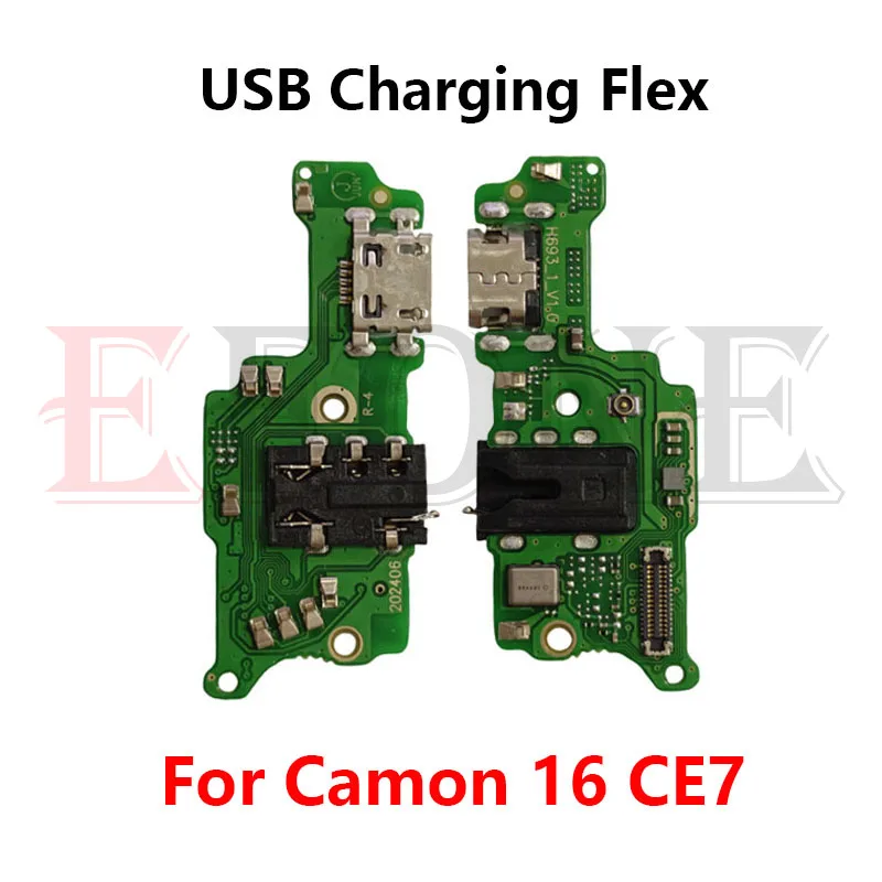 Tecno Camon 11 11S 12 15 16 17 17P 18 18P 19 X Pro CF7 CF8 Air USB Charging Port Dock Connector Flex Cable - Image 16