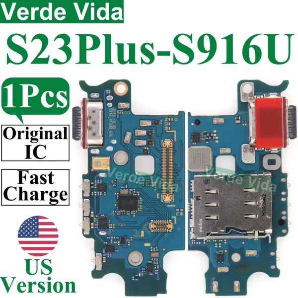 Charging Port Board Dock Connector Flex Cable for S928U S918U S908U S906U S23 S24 Ultra S22 plus S21 FE