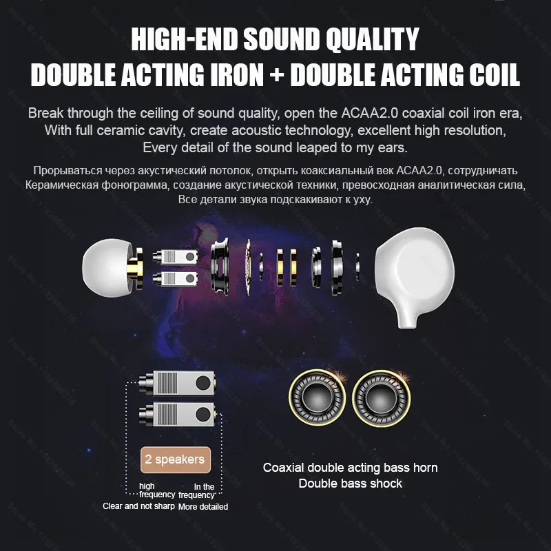 Type C & 3.5 Mm Earbuds Headphones  for Samsung, Android, IOS - Image 6