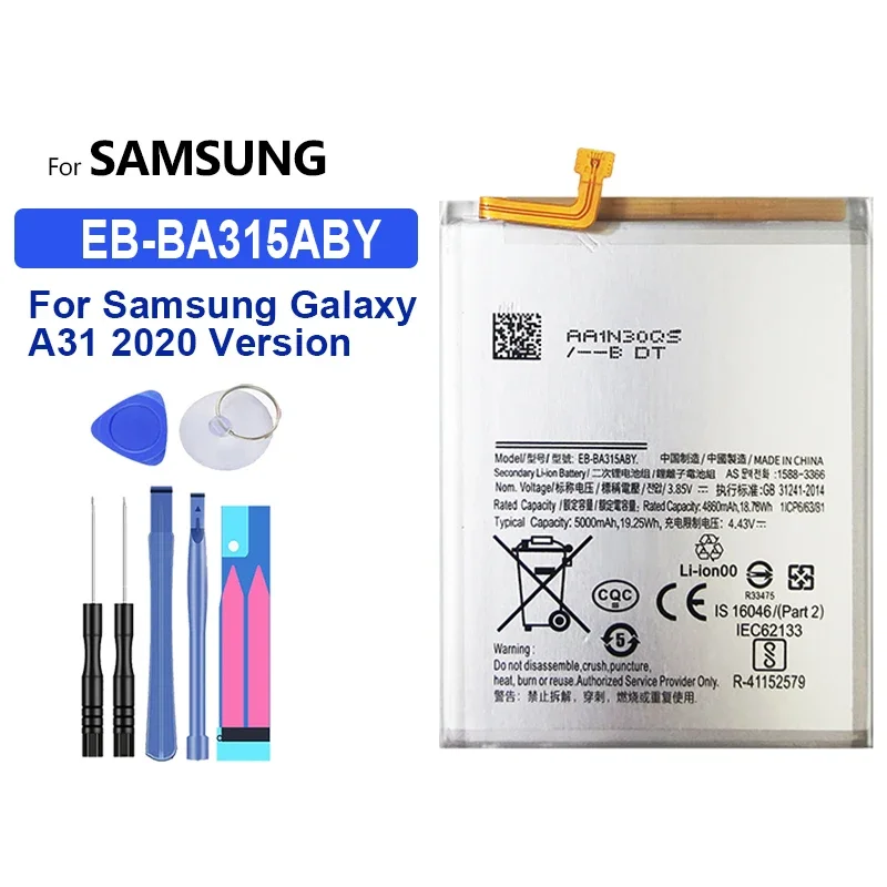 Battery for  Galaxy A71 A70 A60 A53 A51 5G A50 A42 A72 A41 A40 A31 A21S A20E A10E A13 SM-A705 SM-A5360 A5360 A33 - Image 30