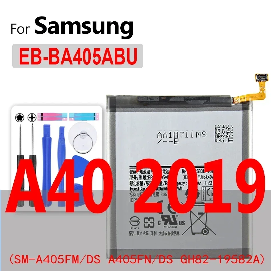 Battery for  Galaxy A71 A70 A60 A53 A51 5G A50 A42 A72 A41 A40 A31 A21S A20E A10E A13 SM-A705 SM-A5360 A5360 A33 - Image 33