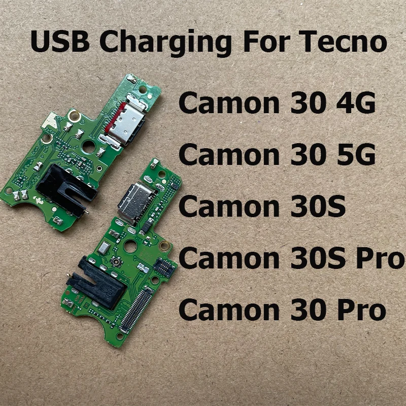 Tecno Camon 30 USB Charging Dock Board Connector PCB Port Flex Cable for Camon 30S Pro 4G 5G - Image 1
