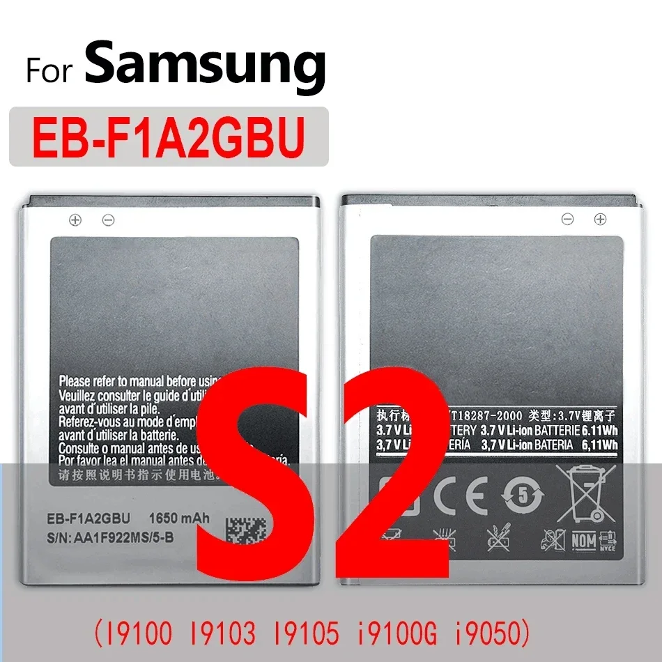 Battery for  Galaxy S S2 S3 S4 S5 S6 S7 S8 S9 S10 5G S10E S20 Mini Edge plus Ultra SM G930F I9300 I9305 G950F G925S I9070 - Image 31