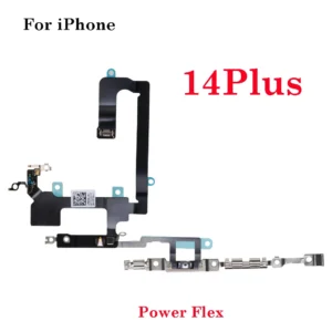 Iphone 12 13 14 plus Pro Max Mini Power on off Volume up down Switch Side Button Flex Cable - Image 31