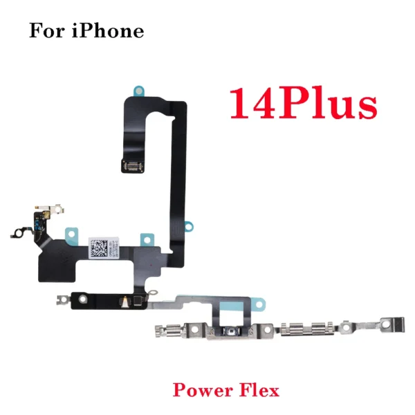 Iphone 12 13 14 plus Pro Max Mini Power on off Volume up down Switch Side Button Flex Cable