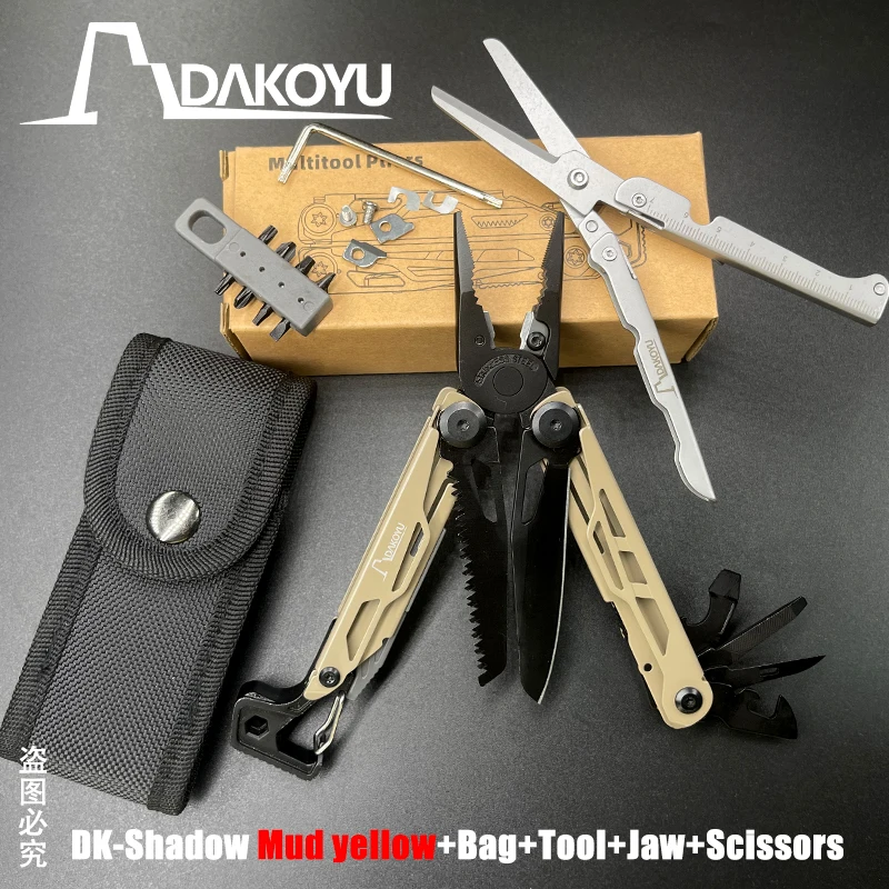 Folding Multi Functional Tool Pliers Multi Functional Combination Tool Pliers EDC Outdoor Equipment Swiss Tools - Image 8