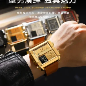 POEDAGAR Man Wristwatch Digital Multifunction Luxury Quartz Men'S Watch - Image 2