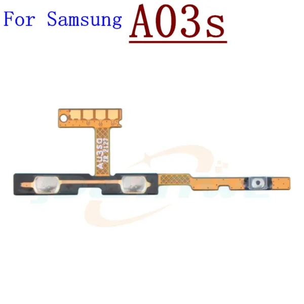 Volume Power Switch on Button Key Ribbon Flex Cable for Galaxy A03 Core A03S A13 A23 A33 A53 A73 4G/5G