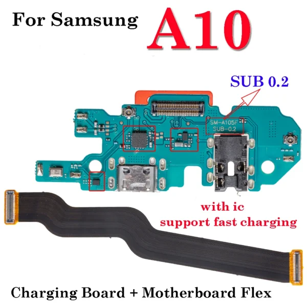 Charging Connector Port Flex for Samsung Galaxy A10 A20 A30 A40 A50 A60 A70 A80 Dock Connector Board