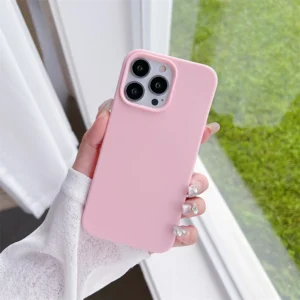 Silicone Pink Phone Case for Iphone 15 14 13 12 11 Pro Max plus - Image 21
