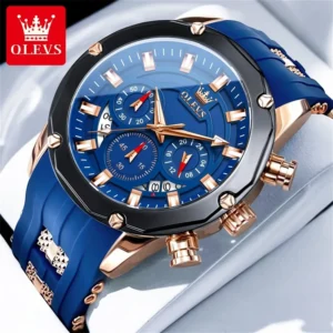 OLEVS Man Watch Luxury Quartz Watch? Waterproof Luminous - Image 3