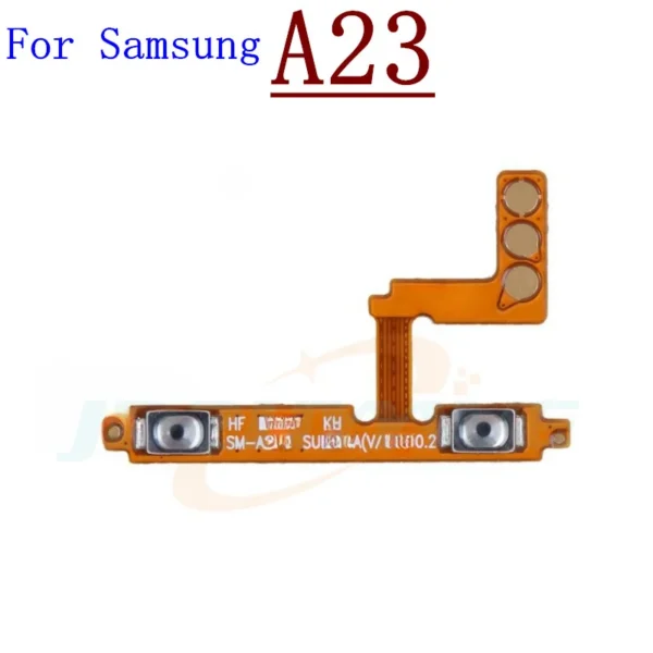 Volume Power Switch on Button Key Ribbon Flex Cable for Galaxy A03 Core A03S A13 A23 A33 A53 A73 4G/5G
