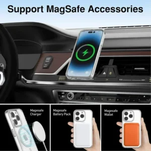 Clear Case for Iphone 17 Air 16 15 14 13 12 11 Pro Max Mini XS XR for Magsafe Silicone Transparent Cover - Image 5