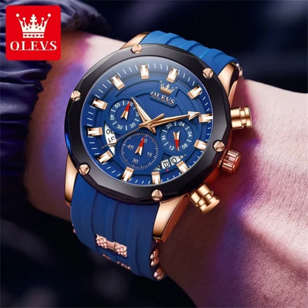 OLEVS Man Watch Luxury Quartz Watch? Waterproof Luminous