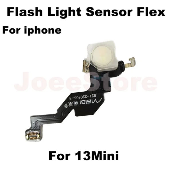 Flash Light Sensor Flex Cable for Iphone 13 14 12 Pro Max Mini Flex Repair Parts