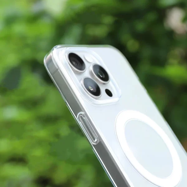 Clear Case for Iphone 17 16Pro Max 14 15 Pro 13 16 Wireless Charge Transparent Magnetic Magsafe