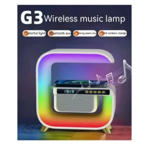 XM-G3 Bluetooth Speaker Alarm Clock 15W Wireless Charging Colorful Light