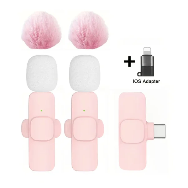 K9 Wireless Microphone for USB-C Microphone with Noise Reduction