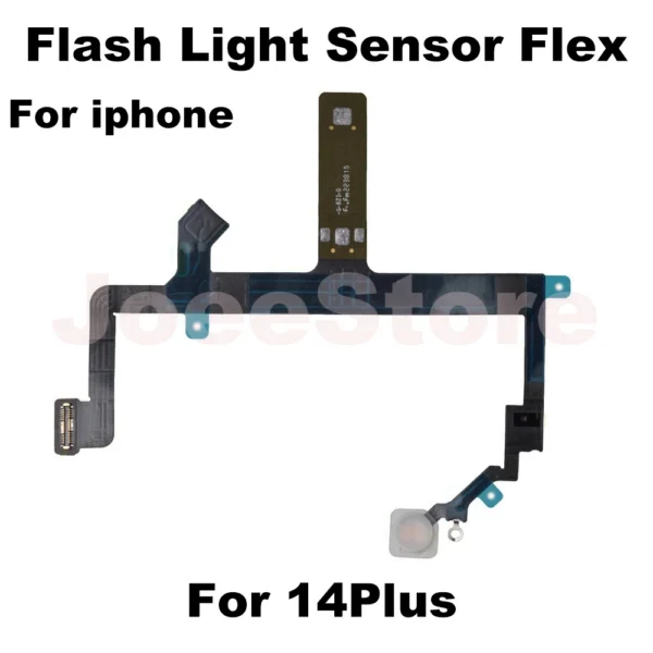 Flash Light Sensor Flex Cable for Iphone 13 14 12 Pro Max Mini Flex Repair Parts