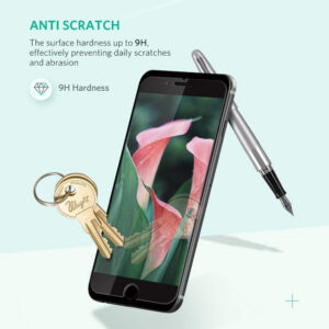 NNEDSZ  2.5D Round Edge HD Screen Protector, 2 Pack Tempered Glass For iPhone 7/8  Plus 5.5 inch 60395 - Image 2